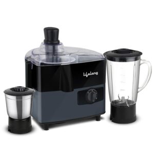 Lifelong (Wipro) Spinny 2 Jar Juicer Mixer Grinder 450W