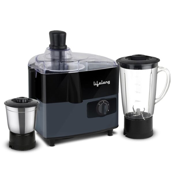 Lifelong (Wipro) Spinny 2 Jar Juicer Mixer Grinder 450W