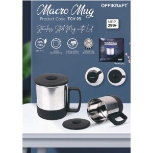 Offikraft (Wipro) Macro Steel Mug