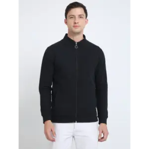 Caslay Sustainable (Wipro) High Neck Jacket- Black