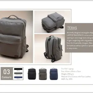 Oblique (Wipro) TEXAS Laptop Backpack/Travel Backpack