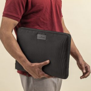 THE BACKBENCHER (Wipro) Lisbon Work Folio Laptop Sleeves-Black