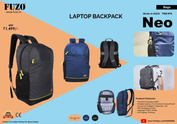 FUZO (Wipro) Neo Laptop Backpack