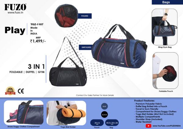 FUZO (Wipro) Play Duffle Bag