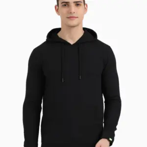 Casley SUSTAINABLE HOODIE - Black