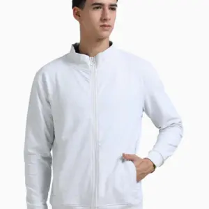 Caslay HIGH NECK JACKETS - White Melange