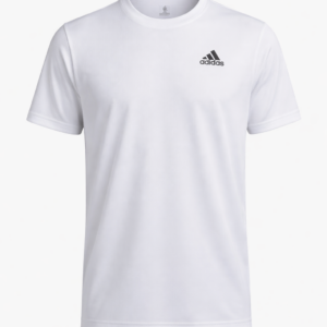 Plain Polyester Adidas Dry Fit T-Shirt White