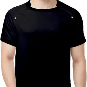 JACK & JONES- ICERO ROUND NECK -T-SHIRT -BLACK COLOUR